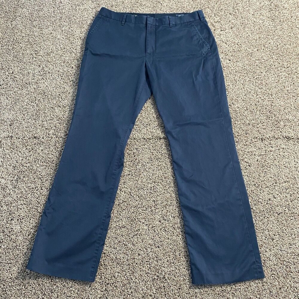 Bonobos Monday Pants Mens 35X32 Blue Navy Athletic Preppy Weekday‎ Warrior Chino